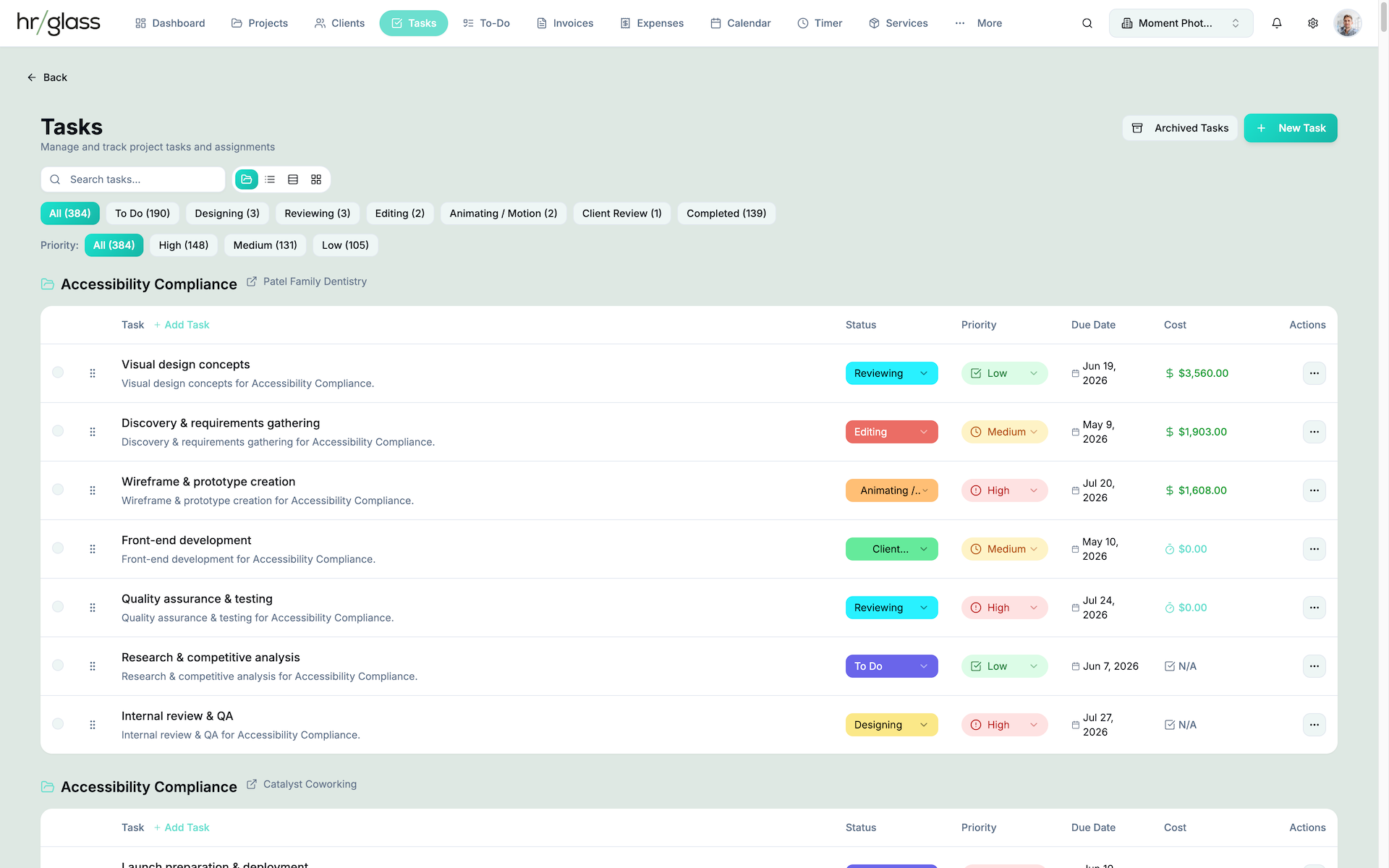 Tasks